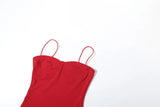 MQTIME  -  Spring New Product Low Neck Off Shoulder Waist Suspender Dress Women