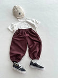  MQTIME  -  Autumn New Children Casual Pants Solid Boys Sweat Pants Fashion Baby Harem Pants Girls Loose Trousers Cotton Kids Clothes