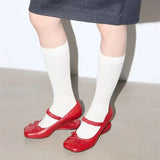 MQTIME  -  New Style Fashion Patent leather Bowknot Women Pumps Spring Summer Strange Fretwork High Heels Mary Jane Female Daily Shoes