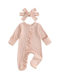 MQTIME  -  Toddler Girl 2-Piece Winter Set with Hooded Sweater and Matching Leggings - Adorable Floral Print Outfit for Your Little