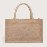 MQTIME  -  Sequin Embroidery Handbag New Women's Bag High-end Tote Bag Fashion Niche Woven Large Capacity Handbag