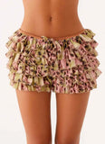 MQTIME  -  New Multi-layer Cake Stacking Skirt Hot Pants Babes Sexy Fashion Lace Skirt