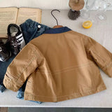 MQTIME  -  Children's Outerwear 2025 Spring and Autumn Season Male Child Labor Outerwear Children's Jackets Boys and Babies Lapel Tops