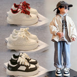 MQTIME  -  New Casual and Versatile Low Top Skate Shoes for Children Boys Girls Lightweight Non Slip Sports Shoes for Kid Toddler