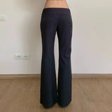 MQTIME  -  Casual Pants Ripped Womens Korean Kpop Streetwear Trendy Ins Urban Fashion Tide Young Oversized Harajuku Hip Feeling Girl Female