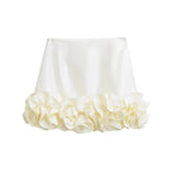 MQTIME  -  Women's Clothing 2025 Summer New Fashion Design Handmade Three-dimensional Flower Skirt