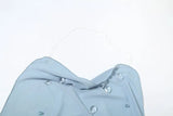 MQTIME  -  Blue Halter Neck Dress Sexy See-through Backless Sleeveless 3d-water-droplet Women's Mini Dress Summer Beach Vacation Robe