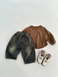  MQTIME  -  Autumn New Children Denim Trousers Fashion Girls Casual Pants Boys Vintage Versatile Jeans Kids Harem Pants Baby Clothes