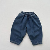  MQTIME  -  Autumn New Children Denim Trousers Fashion Girls Casual Pants Kids Boys Loose Jeans Toddler Harem Pants Baby Clothes