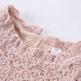 MQTIME  -  Girls Princess Summer Lace Flower Dress Baby Kids Causal Floar Cotton Lining Party Dresses Vestidos Formal Dress Child Clothing