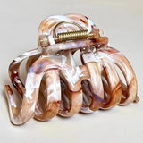 MQTIME  -  New Design French Style Pumpkin Hair Claw For Women Sweet Hair Ornament Headband Lady Hair Claw Clip Fashion Hair Accessories