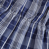 MQTIME  -  Korean Plaid Patchwork Slim Casual Spaghetti Strap Top Retro Y2K Sleeveless Backless Tank Top 2025 Summer New Streetwear Camis