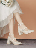 Mqtime French Vintage Mary Janes Shoes Women Causal Shallow Comfort Elegant Pumps Female Pure Color Square Toe Shoes Korean Design Chic