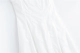 MQTIME  -  Summer New Fashion Versatile Women Strap Dress Simple Solid Color Female Slimming Dresses