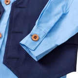 MQTIME  -  Kids Gentleman Wedding Costume Boy Formal Clothes Performance Suit Prom Party Tie Blazer Children's Day Boys School Uniform 1-9T