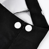MQTIME  -  Women's Fashion Polka Dot Wide Leg Pants High Waist Flare Hem Commuting Casual Streetwear Trousers New Women Pants
