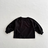  MQTIME  -  Autumn New Children Long Sleeve T Shirts Solid Boys Girls Casual Tee Kids Bottoming Shirts Toddler Cotton Tops Baby Clothes