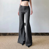 MQTIME  -  Pants Gym Womens Oversize Loose Baggy Simple Solid Streetwear Hip-hop Urban Basic Casual Design Comfortable Sport Long Bottom OL