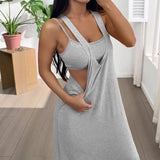 MQTIME  -  Sexy Maxi Dress Sleeveless Backless Slim Two Piece Set 2026 Summer Women Party Y2K Bodycon Elegant Dresses Female Clothing