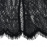 MQTIME  -  New Lace Shawl Tube Top Dress Sexy Hot Girl Slim Backless Slit Long Skirt for Women