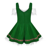 MQTIME  -  Fashion Germany Oktoberfest Beer Girl Festival Carnival Party Cosplay Costume Halloween Bavarian Beer Maid Fancy Dress