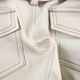 MQTIME  -  Safari Style Low Waist Belt Decor Mini Skirts Women Grunge Streetwear E-girl Fashion Pockets Bodycon Skirt Y2K Bottoms