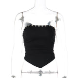  MQTIME  -  2026 New Shell Buckle Decorative Versatile Tube Top Women