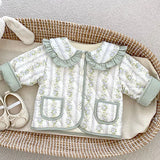 MQTIME  -  Winter Infant Baby Girls Thicken Warm Jacket Coat Newborn Baby Girls Plush Cardigan Coat Children Thicken Warm Clothes