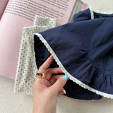 MQTIME  -  Summer New Girls Sleeveless Shirts Baby Girl Thin Cotton Lace Vest Children Loose Casual Tops Infant Blouse Kids Clothes