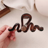 MQTIME  -  Large Rhinestone Hair Claw Clip 2025 New Elegant Updo Hair Accessories for Women Simple Classic Grab 헤어핀 성인 аксессуары для волос