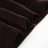 MQTIME  -  Cropped Trendy Velvet Pocket Cargo Jacket, High-waisted Skinny Hottie Fur Hooded Sweatshirt
