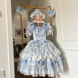 MQTIME  -  Young Girl Birthday Lolita Tutu Dress Trailing Princess Adult Party Dress Women Wedding High Quality Dress Photography Clothes