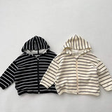  MQTIME  -  Autumn New Children Long Sleeve Coat Boys Zipper Jacket Baby Hooded Tops Girls Casual Sweatshirt Cardigan Kids Clothes