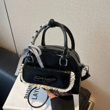  MQTIME  -  Fashion Cute Large Capacity Lace Cute Pu Leather Crossbody Bag Women's Bags Shoulder Bag Tote Bags Purse Tote Bag Messenger Bags