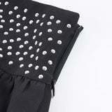 MQTIME  -  Elegant Low Waist Mid-length Skirt, Personalized Street Style Design, Hot Diamond Loose Drape Skirt
