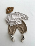  MQTIME  -  Autumn New Children Long Sleeve T Shirts Solid Boys Girls Casual Tee Kids Bottoming Shirts Toddler Cotton Tops Baby Clothes