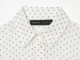  MQTIME  -  Elegant Women's Polka Dot Short Tulle Shirt Summer Lapel Long Sleeve Hem Drawstring Translucent Top Female Street Blouse