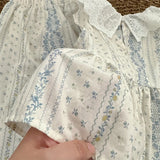 MQTIME  -  New Summer Korean Style Children Clothes Suit Sleeveless Cotton Flower Printed Shirt+Pants Baby Girls Clothing Set