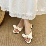 MQTIME  -  Summer New Candy Color Women Slipper Fashion Slip on Slides Soft Flat Heel Outdoor Dress Beach Sandal