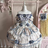 MQTIME  -  Young Girl Birthday Lolita Tutu Dress Trailing Princess Adult Party Dress Women Wedding High Quality Dress Photography Clothes
