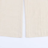 MQTIME  -  Elegant Pleated Vest Wide Leg Trousers Set Women Fashion Ruffled Off Shoulder Tank Top Loose Long Pants Suits 2025 Summer New