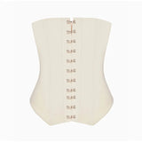 MQTIME  -  Sexy Slim Corset Top Mini Skirt Sets Women Buttons Sleeveless Backless Tube Tops Hip Package Short Skirts Spring Lady Suits