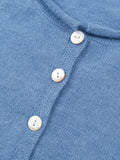  MQTIME  -  Autumn/Winter New Casual Versatile Solid Color Gentle Knitted Sweater Jacket for Women