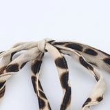  MQTIME  -  Women's Elegant Backless Animal Print Dress Casual Sleeveless Flowing Robe Summer Holiday Beach Wear New Fashion