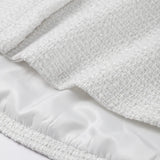 MQTIME  -  Elegant Cloak Women Loose High Neck A Line Hidden Button Coats Female Spring New Fashion Solid Soft Chic Cloaks Lady