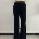 MQTIME  -  Solid Color Casual Baggy Flared Pants For Woman 2025 Autumn Y2k Women's Wide Pants Trousers Female Clothing