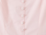 MQTIME  -  Sexy Pink 3D Bow Strap Tank Dress Women Slim Low Waist Spliced Lace Pleated Hem Ball Gown Sling Dresses Short Party Robe