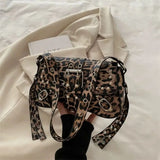 MQTIME  -  women's bag motorcycle bag leopard print crossbody bags y2k designer bag women's bags trend new in high end bag novelty