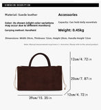 MQTIME  -  Faionable Large Capaci Commuter Suede Tote Bag Dongda Gate New Soft PU Handbag Casual Youth Sle Trendy Tot Bag