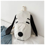 MQTIME  -  Cute Little Dog Canvas Bapa Portable Travel Bag Korean Sle Student Fem oulder Bag Large Capaci Foldable Bapa